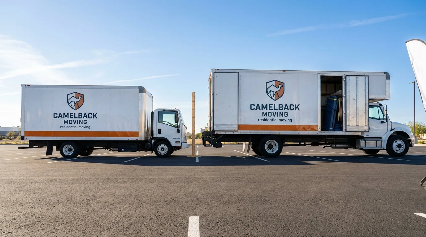 Moving truck size capacity guide in Council Bluffs